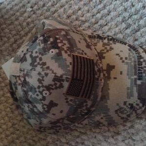 Camouflaged Military Ballcap